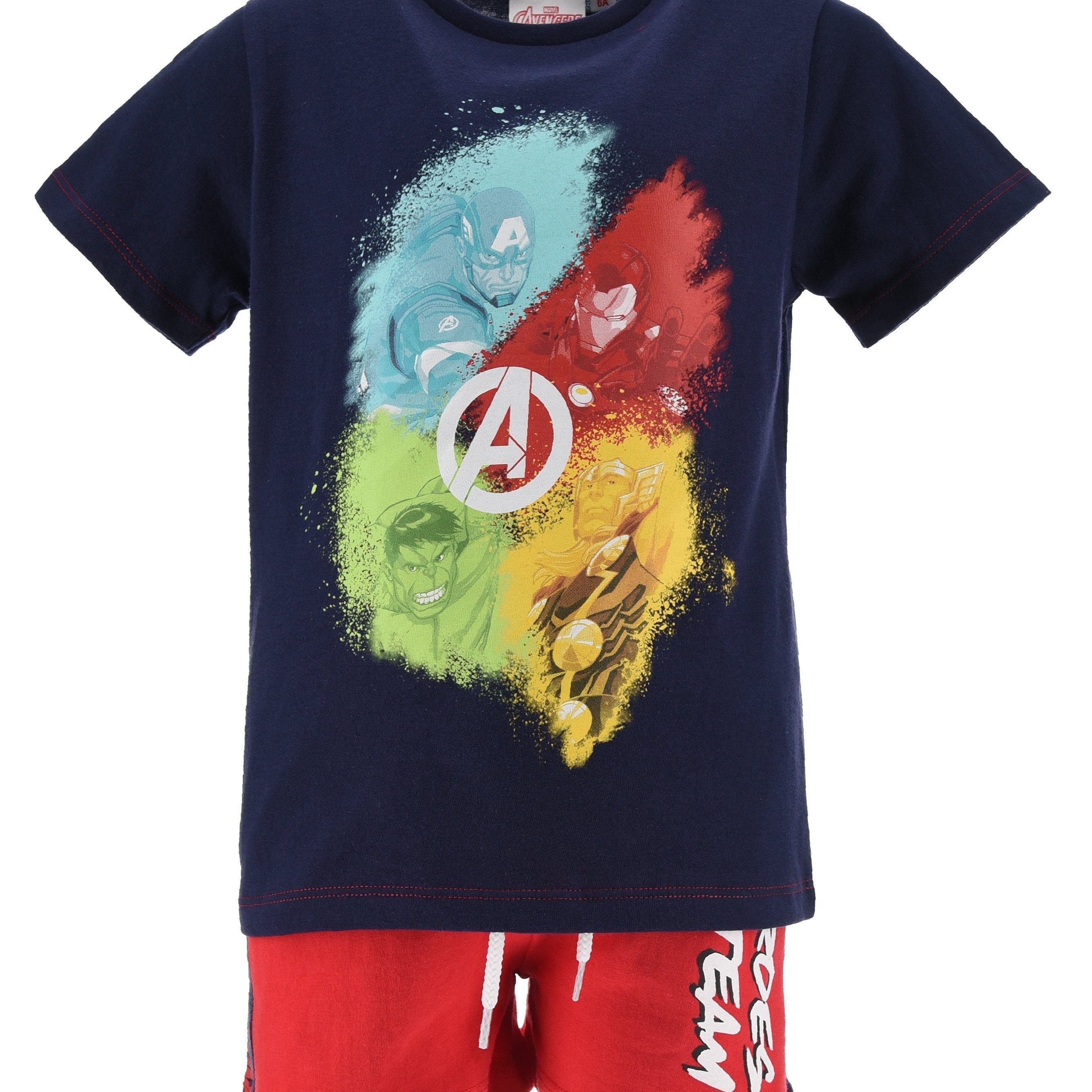 Avengers, Boy's T-shirt And Shorts Set