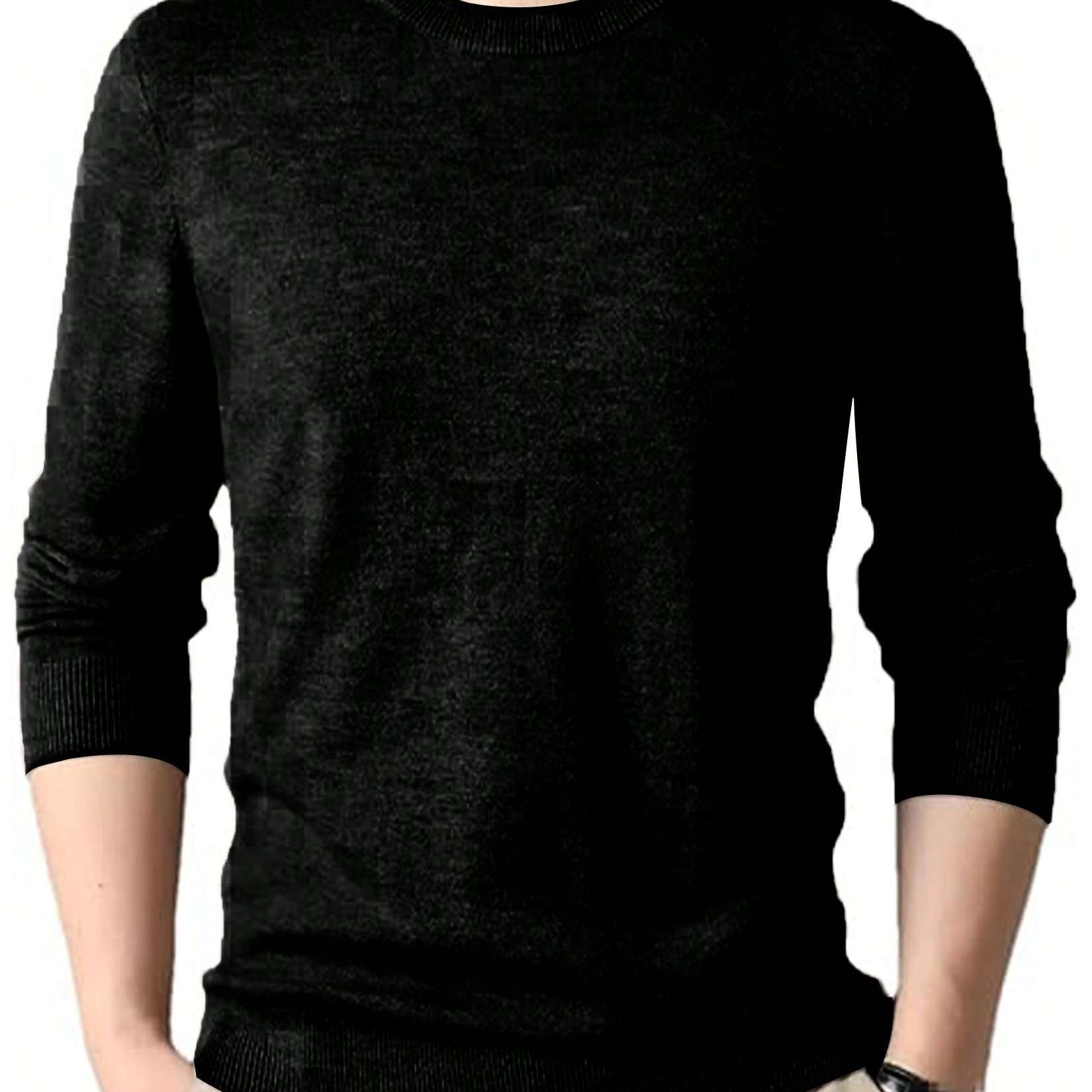 Zsun Men's Sweater, Round Neck, Soft And Breathable, (code Ct001)
