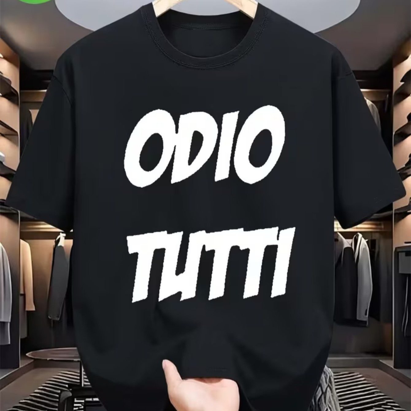 TEMU Maglietta con Slogan Divertente in - TUTTI ( Tutti) T-Shirt con - con Testo - e Traspirante, Taglio per Abbigliamento Casual, Feste e delle