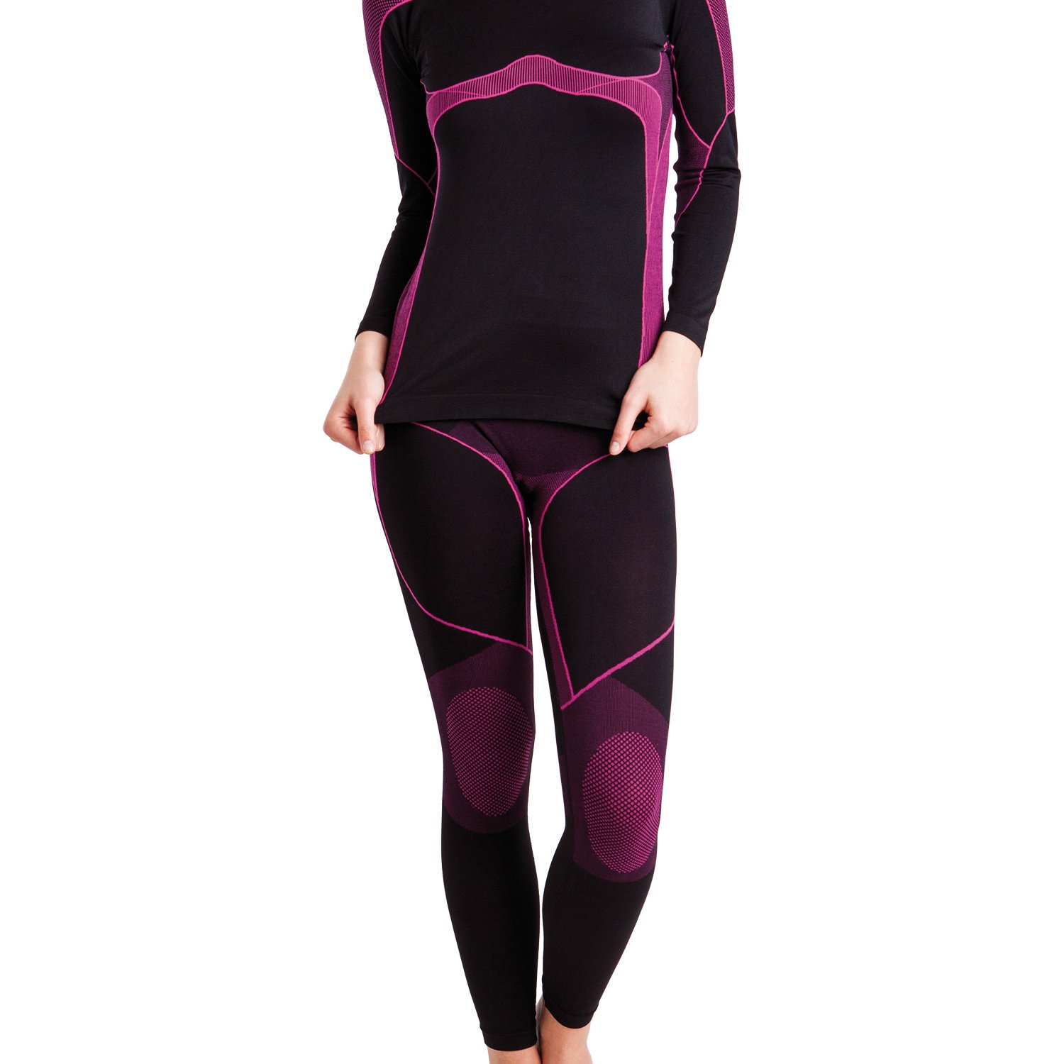 Image of Thermal Underwear Set For Women – Seamless Functional Underwear, Quick-drying For Winter & Sports