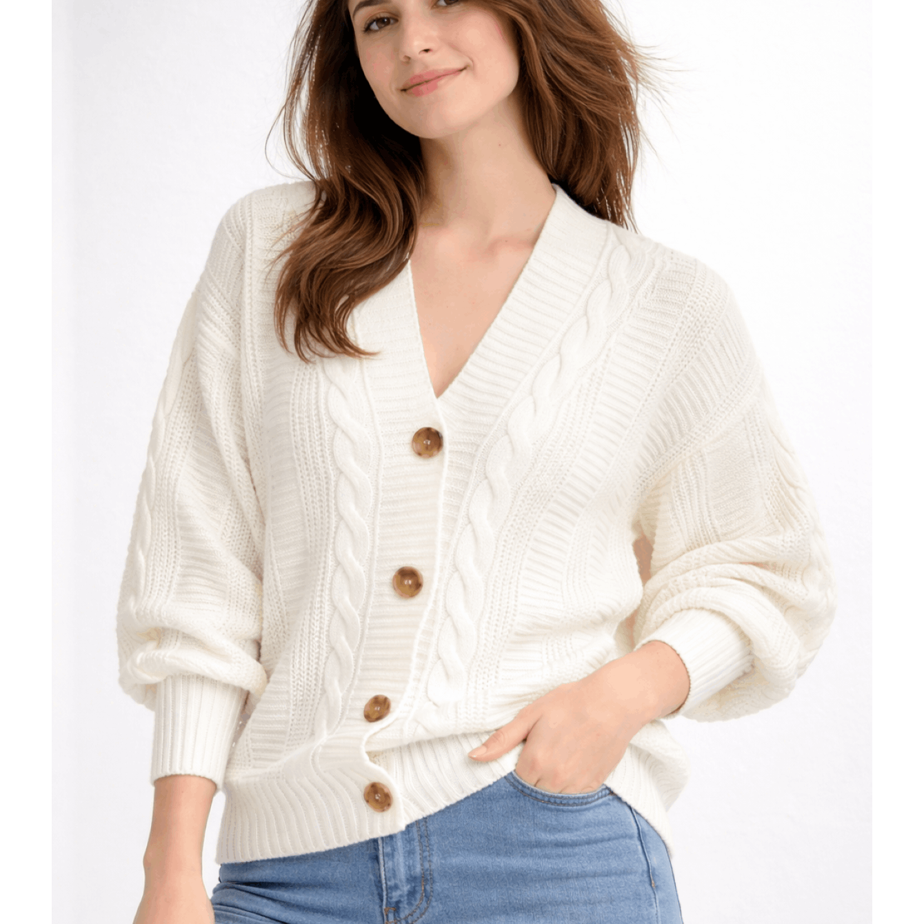 Women's Cardigan Basic Striped Cardigan For Winter Autumn Spring Cardigan For Everyday Office Leisure