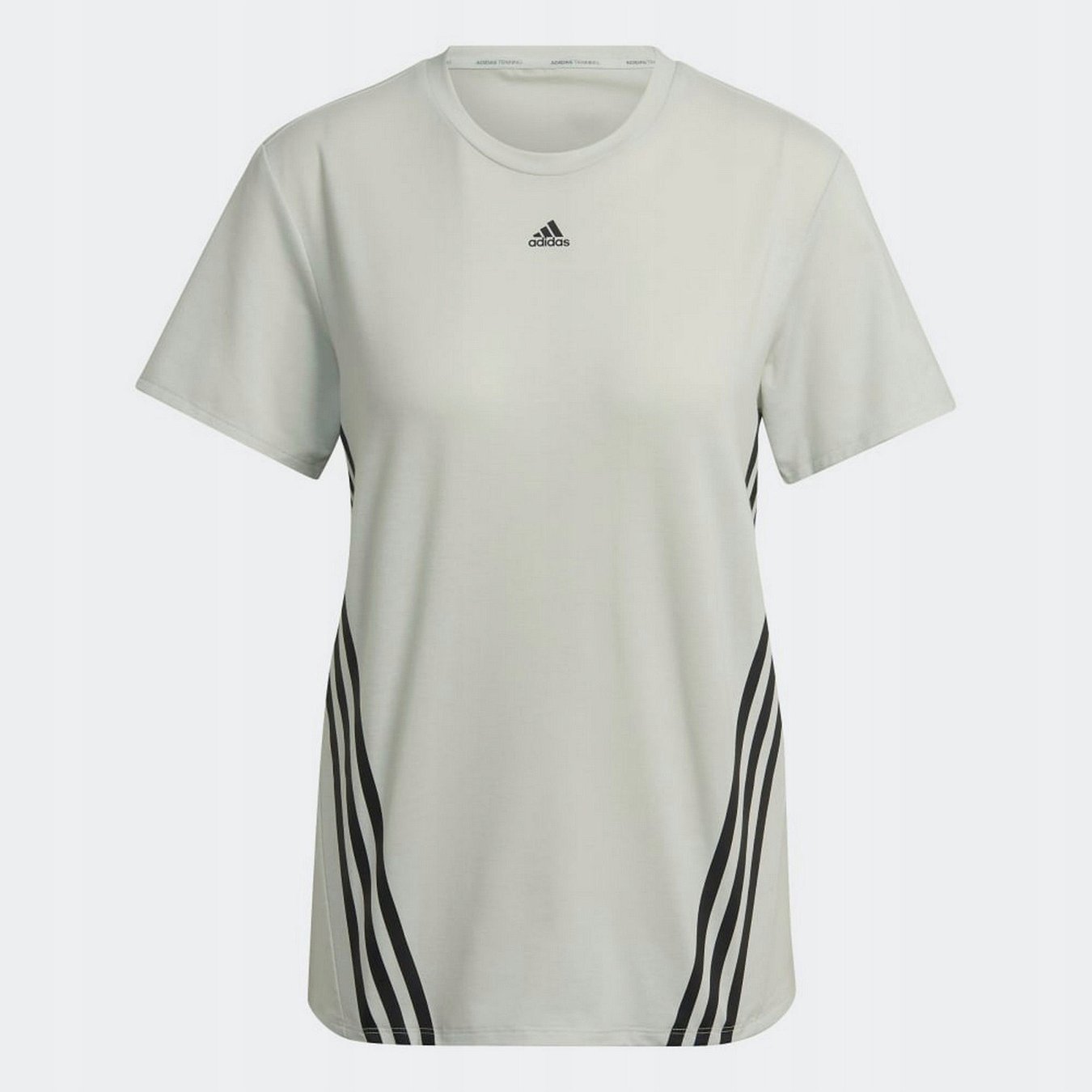 Image of Y7363 Trainicons 3-stripes Tee Hk6976 Women's Sports T-shirt L