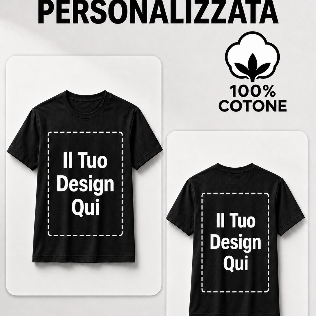 TEMU Custom Men's 100% Cotton T-shirt With Logo, Text, Or Photo Personalization, Crew Neck Short Sleeves, , Casual Sporty Style, Ideal For Corporate