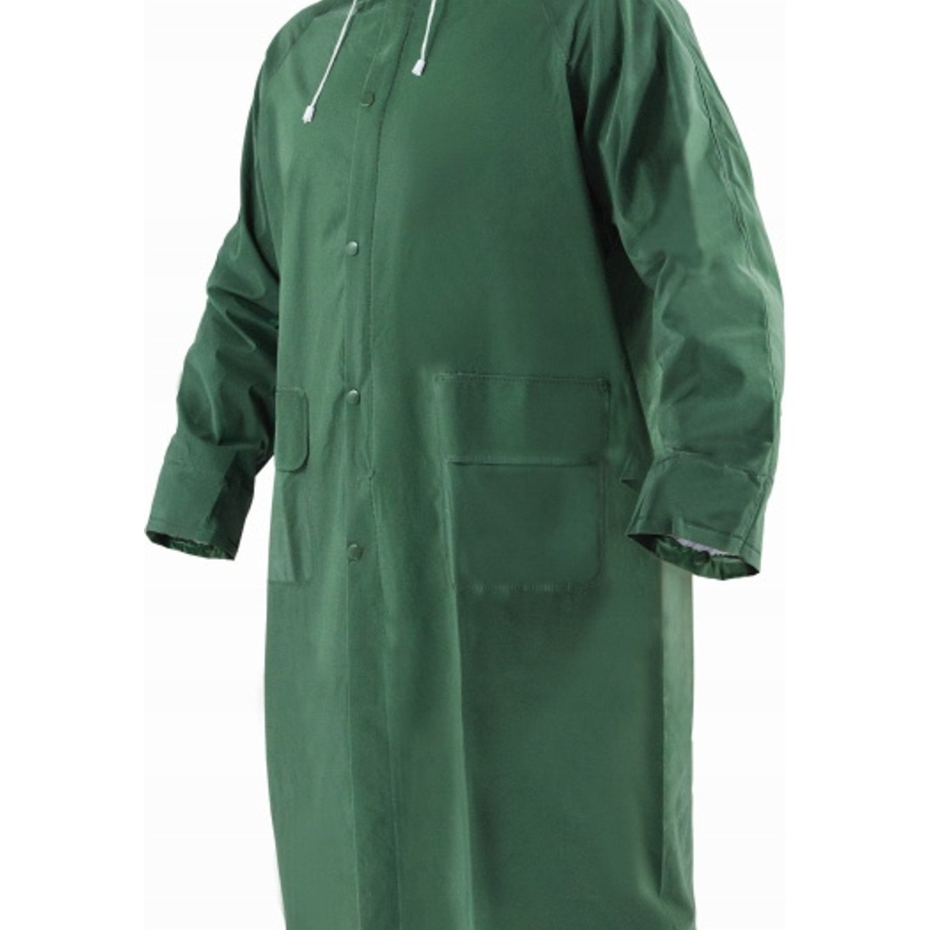 TEMU Stormbestendige regenjas, heavy-duty waterdicht jack XXL, 70% PVC 30% polyester, CE Cat. I, EN13688, unisex, voor werk, regen, wind en