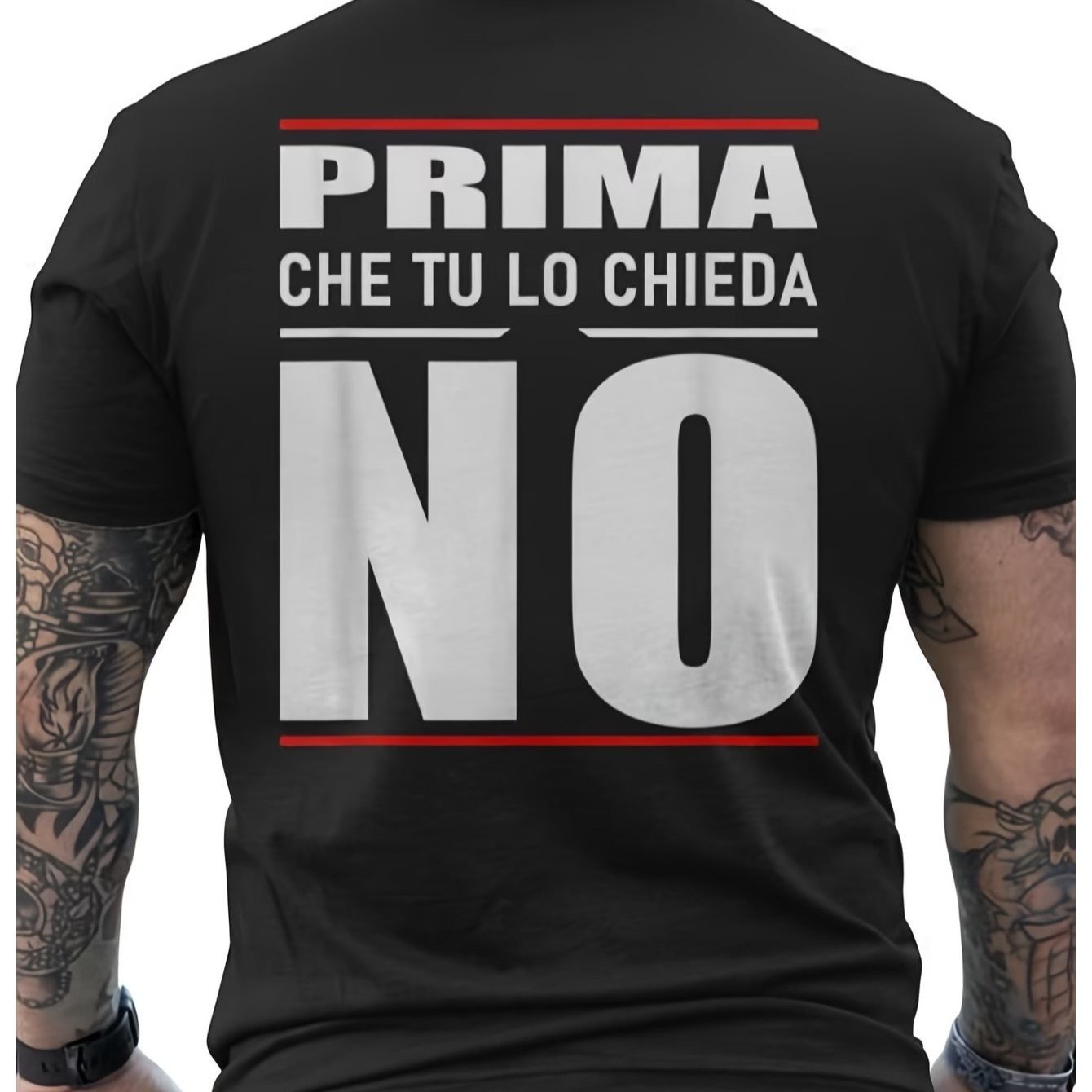 TEMU Chiedi , poi rispondi - T-shirt con stampa divertente, regalo , a , stile casual