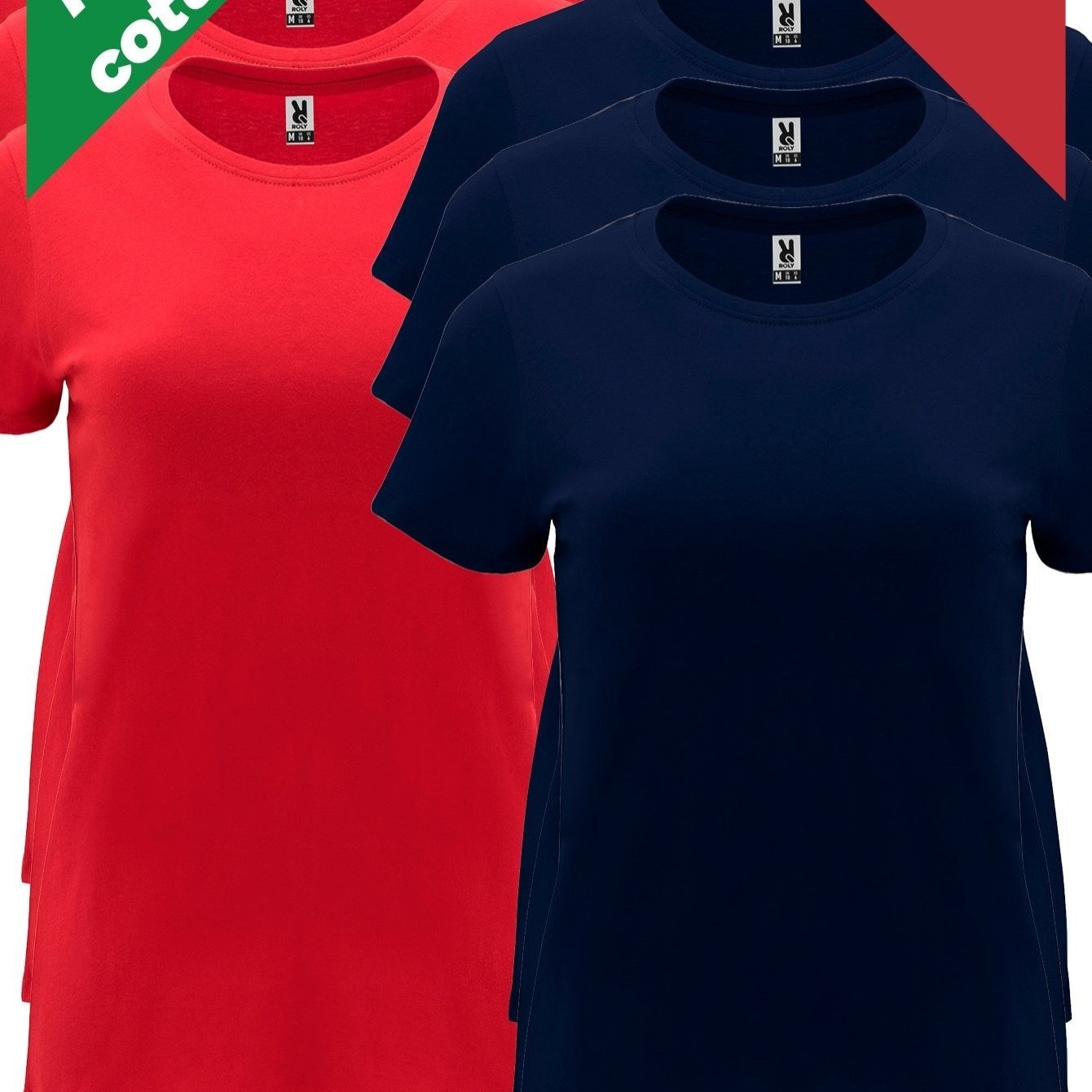 Image of 6-pcs-new Women's Round Neck T-shirt, Short Sleeves, And Comfortable, Simple Solid , Versatile For Casual Daily Looks (pack Of 6pcs)