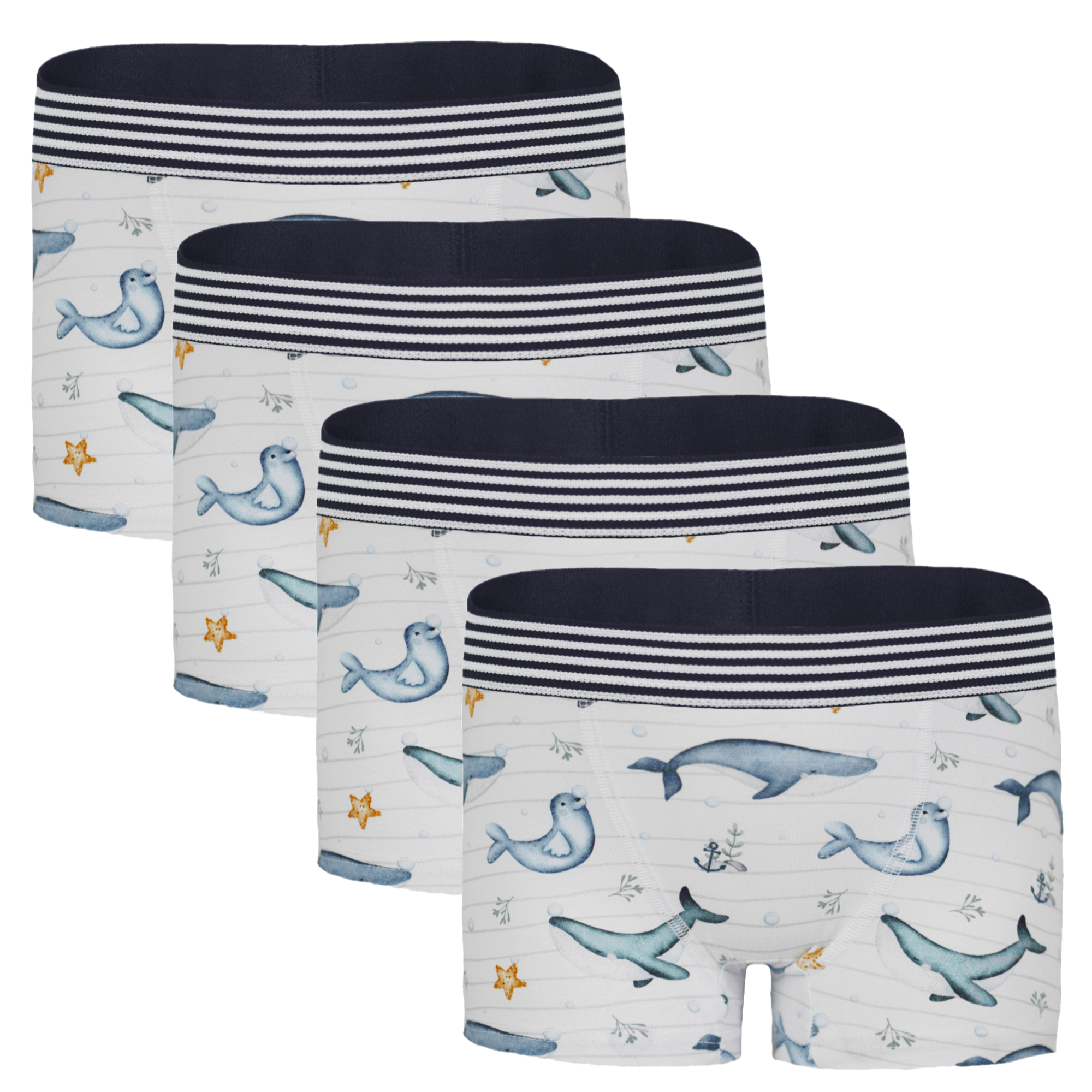 Image of 4-pack Boxer Shorts For Boys, Maritime
