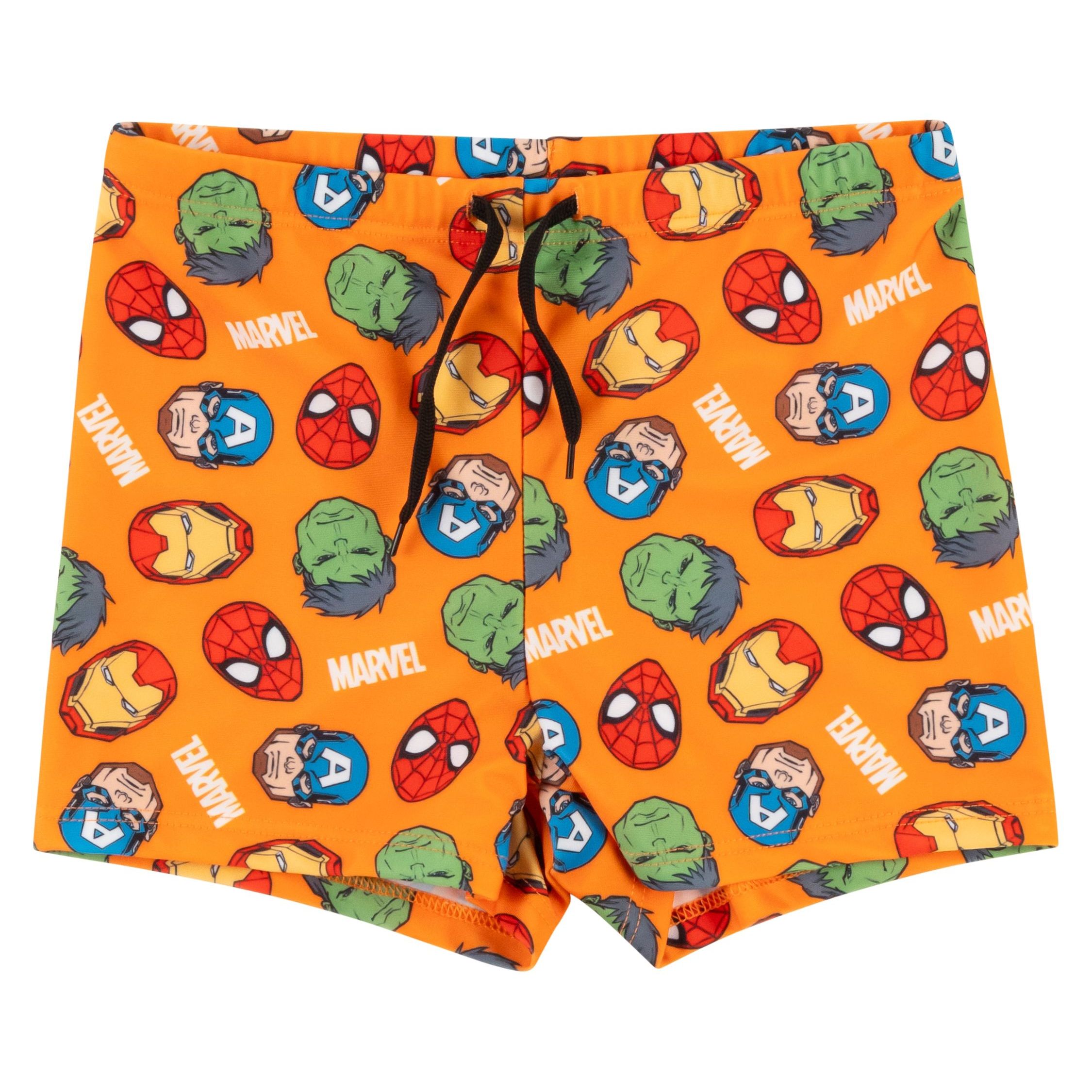 The Avengers Swim Trunks For Boys - Kids Swimwear Pants Orange