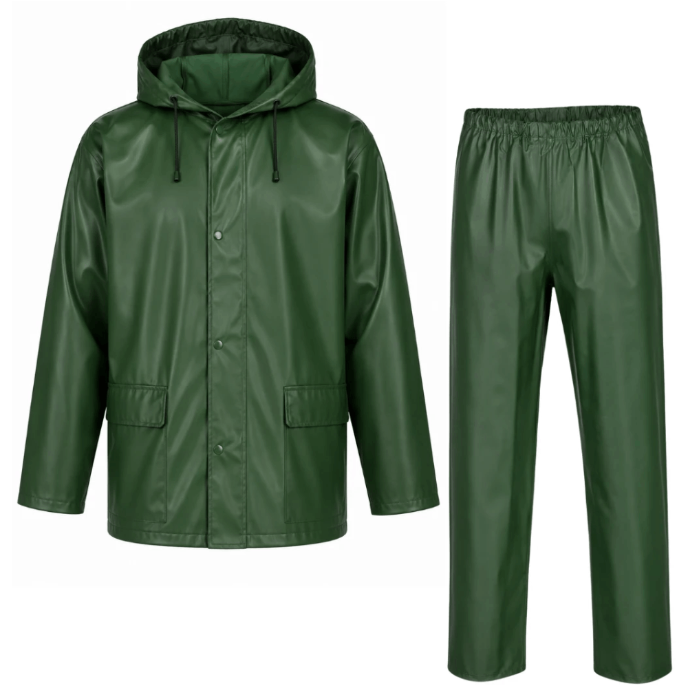Image of Puerto + Sprpu Rain Suit – Jacket And Pants, Waterproof, Lightweight, And Flexible