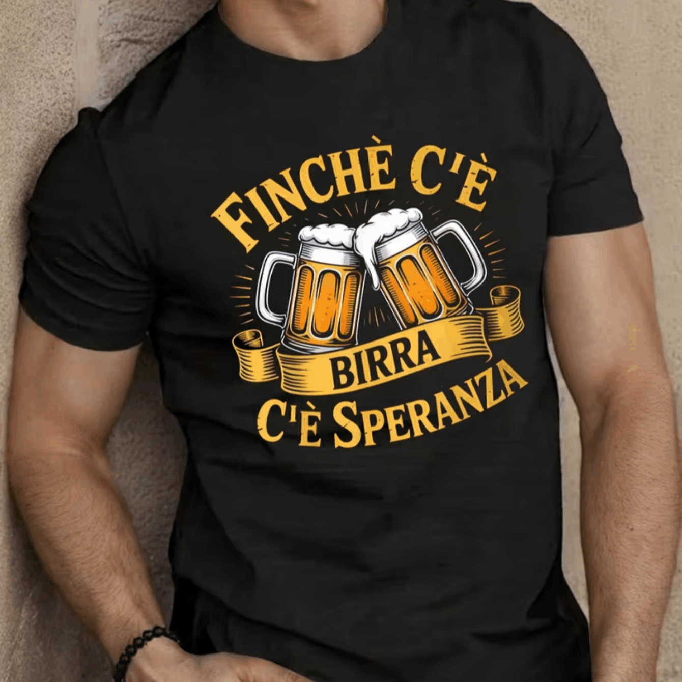 TEMU Maglietta a maniche corte da divertente , casual, adatta a , scelta regalo perfetta, maglietta divertente a tema birra