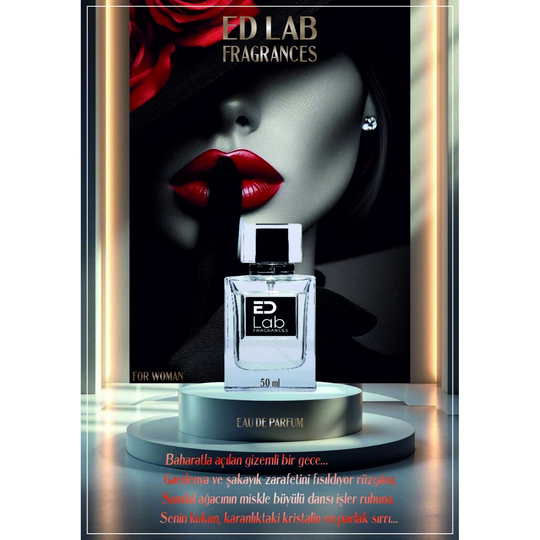 TEMU FRAGRANCES EDL/ Kadın Edp Parfüm 50 ml