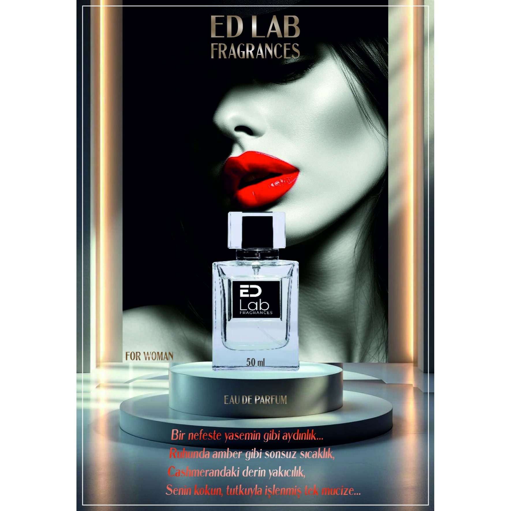 TEMU FRAGRANCES EDL/W080 Kadın Edp Parfüm 50 ml