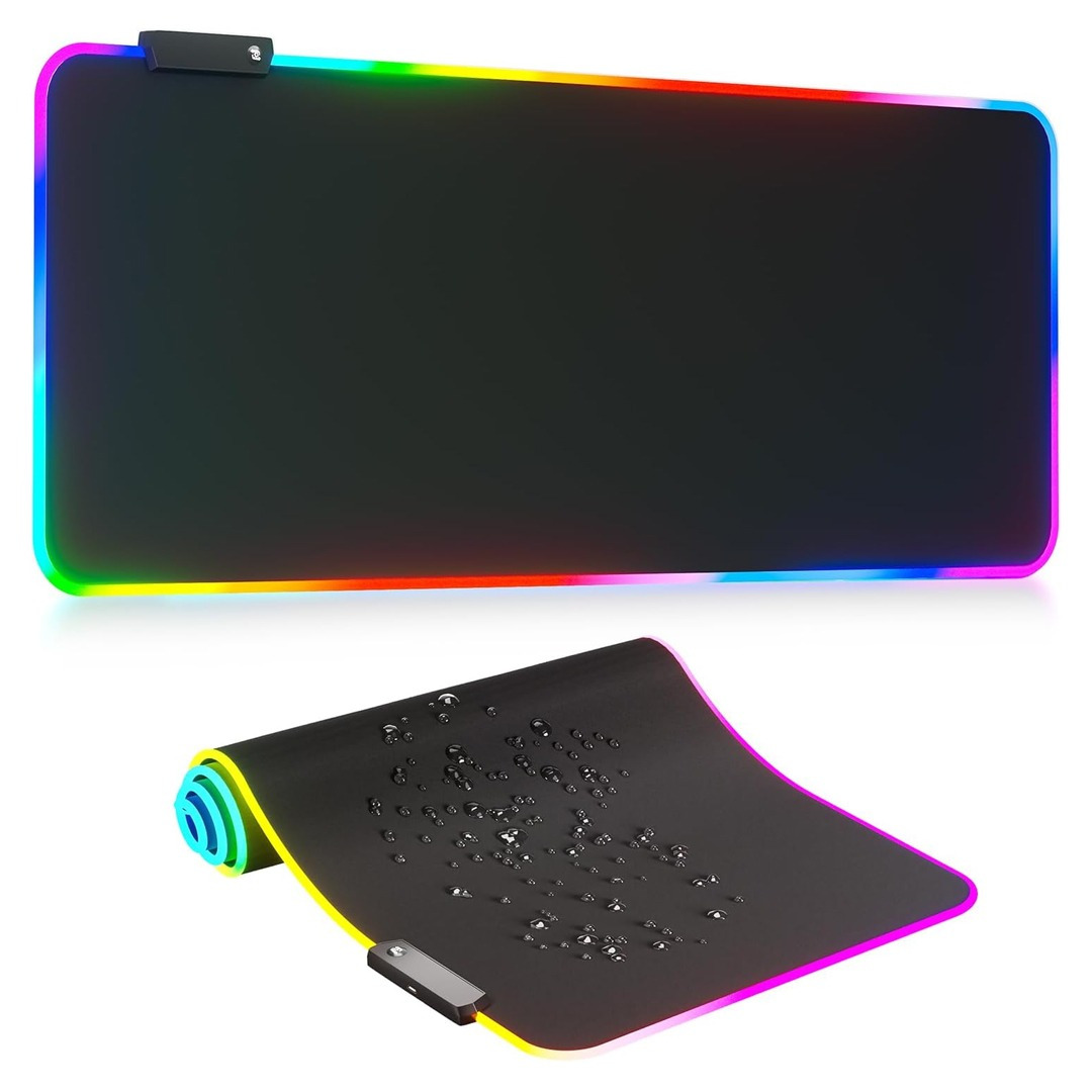 TEMU POWERMASTER XL RGB GAMING MOUSE PAD 14 MOD 300X800X4MM