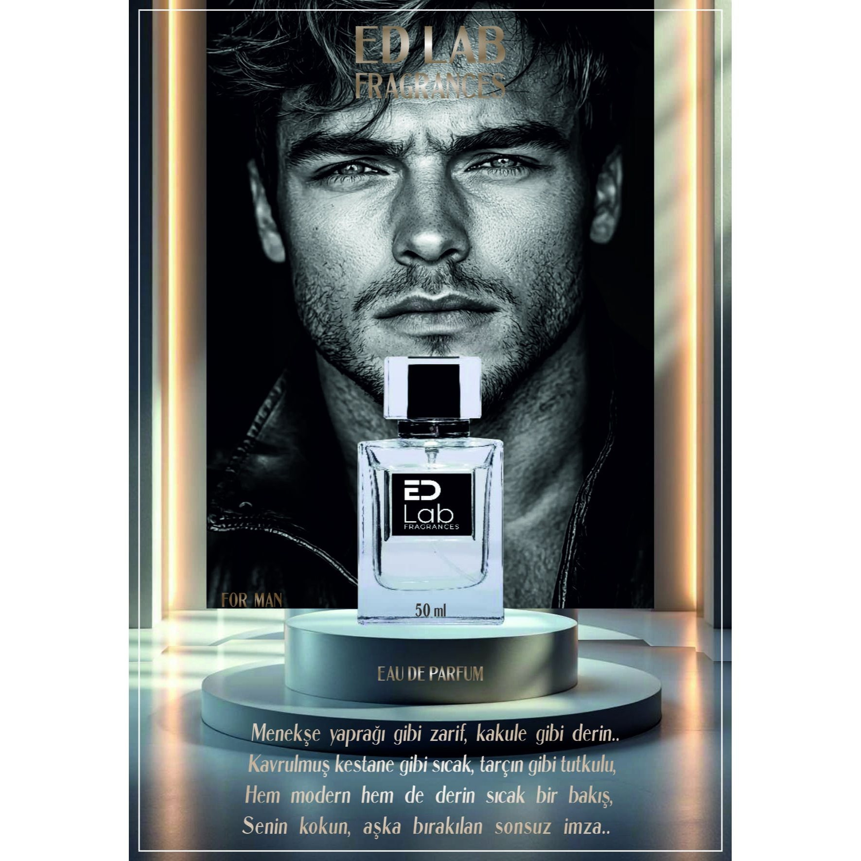 TEMU FRAGRANCES EDL/M011 Erkek Parfüm ( Etkili) 50 ml