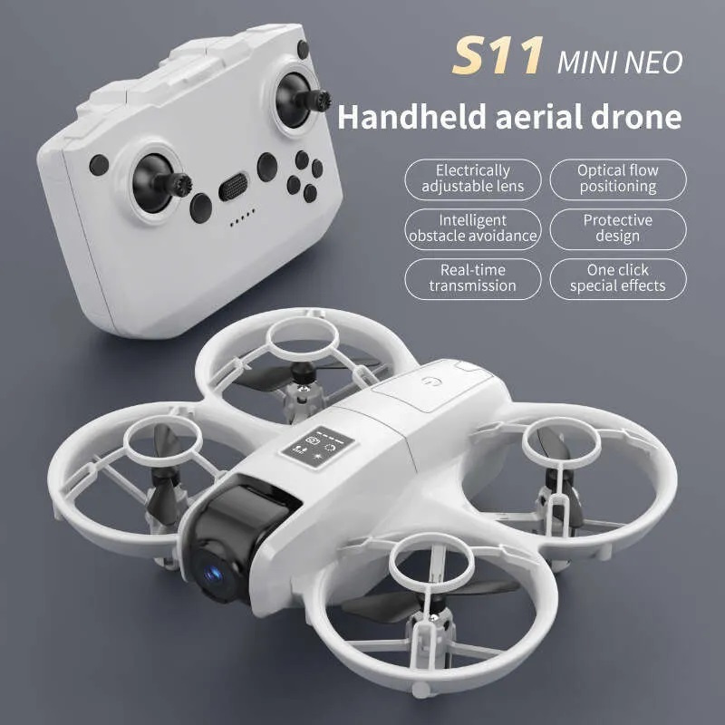 TEMU S11 Drone Uzun Ultra Dayanıklılık Hava Fotoğrafçılığı Mini Quadcopter Mini Drone, 3 Pilli Taşınabilir Drone, Yeni Başlayanlar İçin