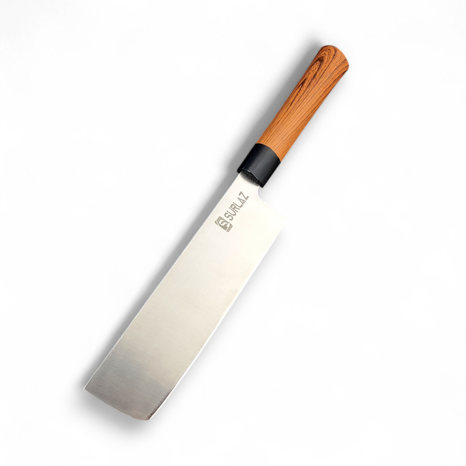 Kişiye Özel Nakiri Şef Bıçağı – 31 cm 4116 Alman Çeliği, ABS Saplı Profesyonel Sebze ve Mutfak Bıçağı
