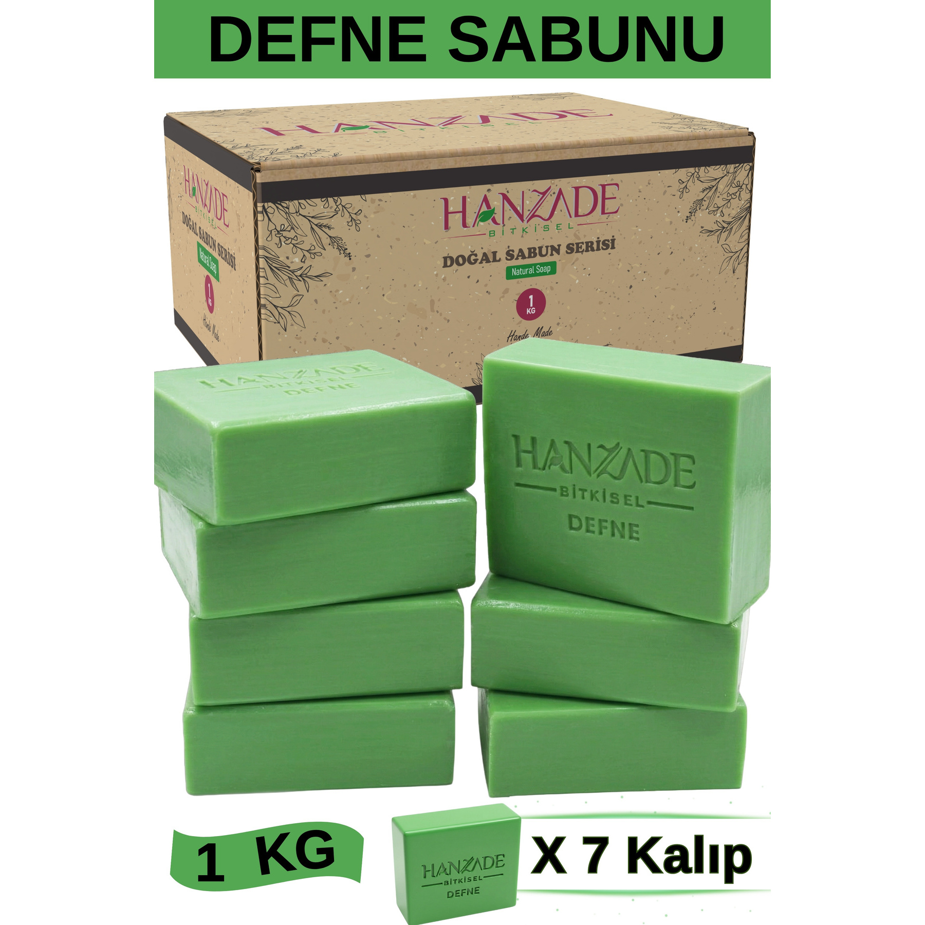   Sabunu 1 Kg El Yapımı Doğal Geleneksel   Sabunu (  Kutusunda)