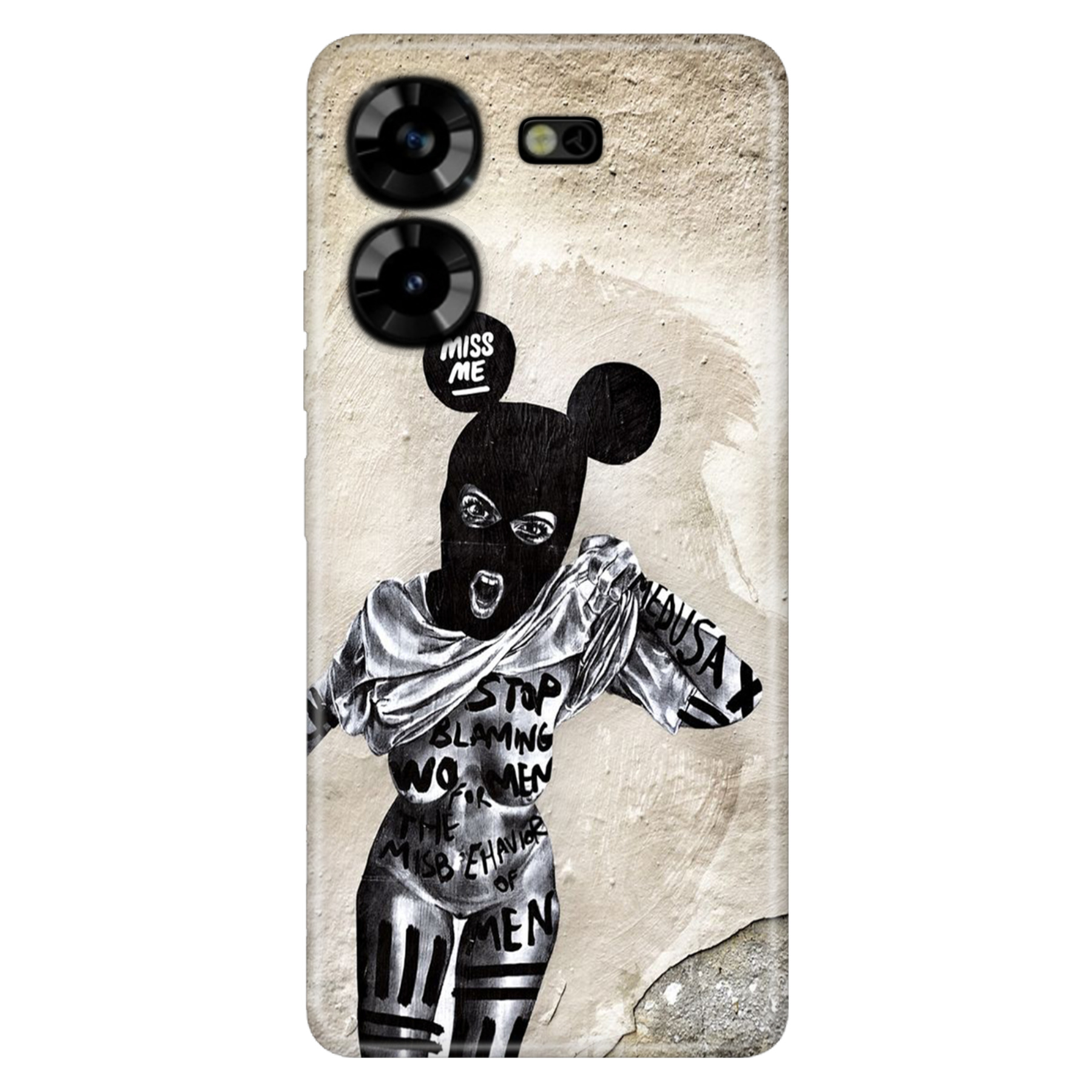 Minnie Desenli Kılıf Tecno Spark Go 1 2 20 Pova 2 3 4 5 6 Camon 9 18 19 20 30 30C 40 5G Uyumlu Telefon Kılıfı: retailer-supplied image