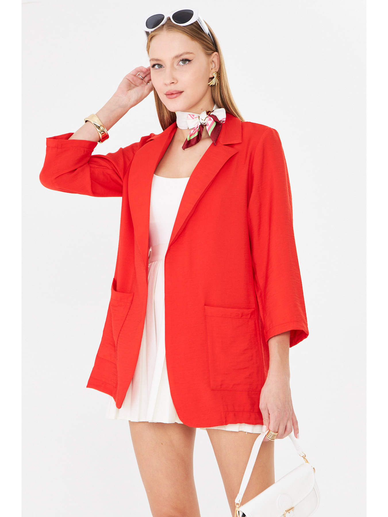 kadın   cepli oversize ceket arm-26k001005
