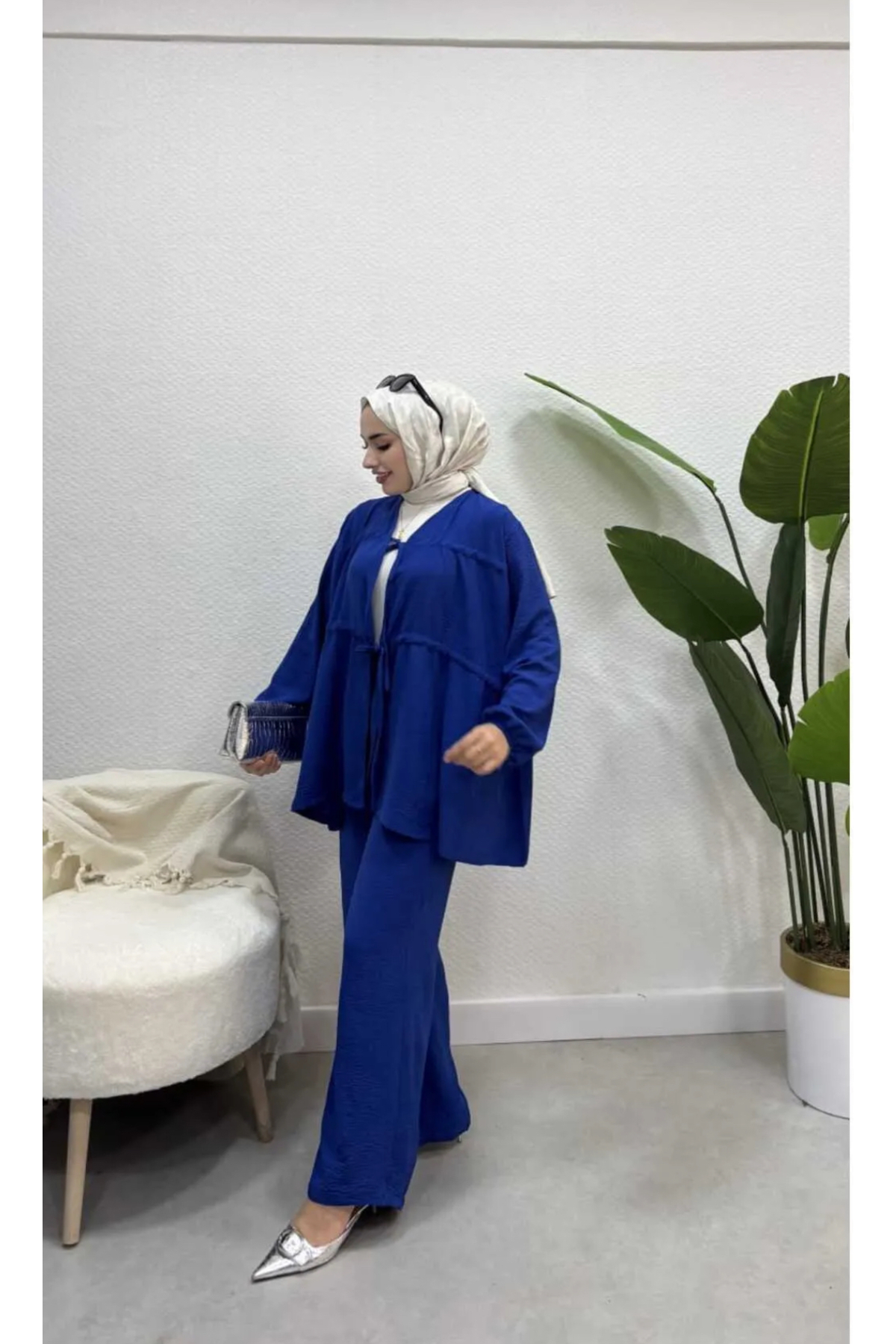   طقم بنطلون بأزرار ayrobin، قميص وبنطلون تفاصيل المنتج 6