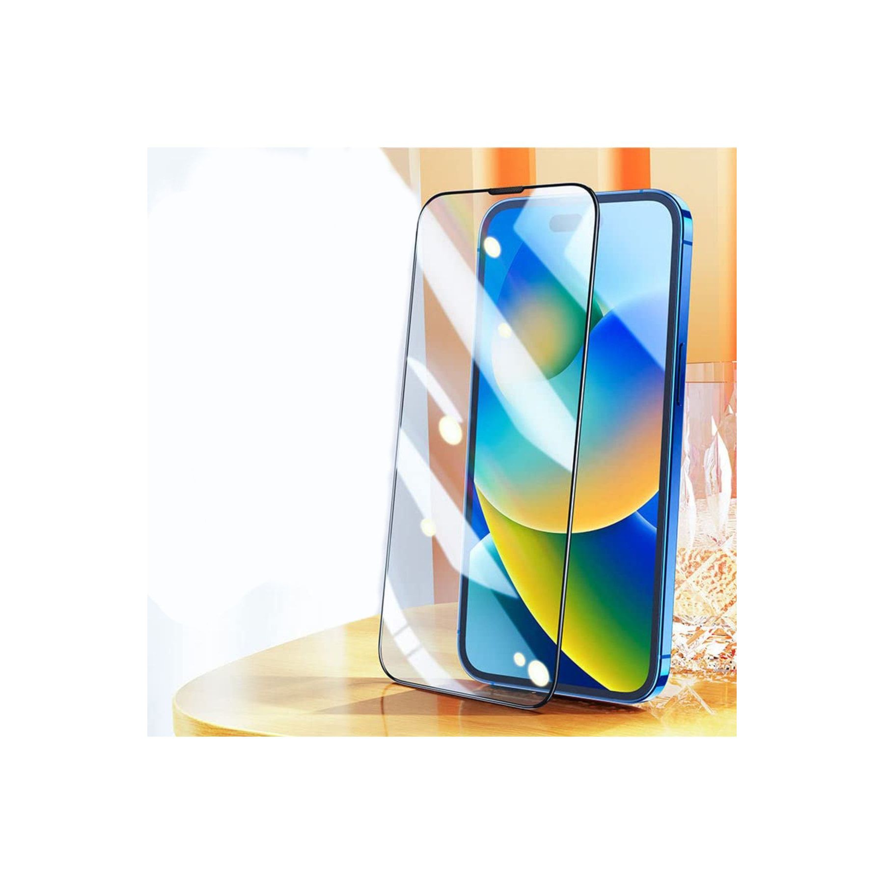   Iphone 12 Pro Max İle Uyumlu Premium Kalite Toz Filtreli Tam Kaplayan Ekran Koruyucu