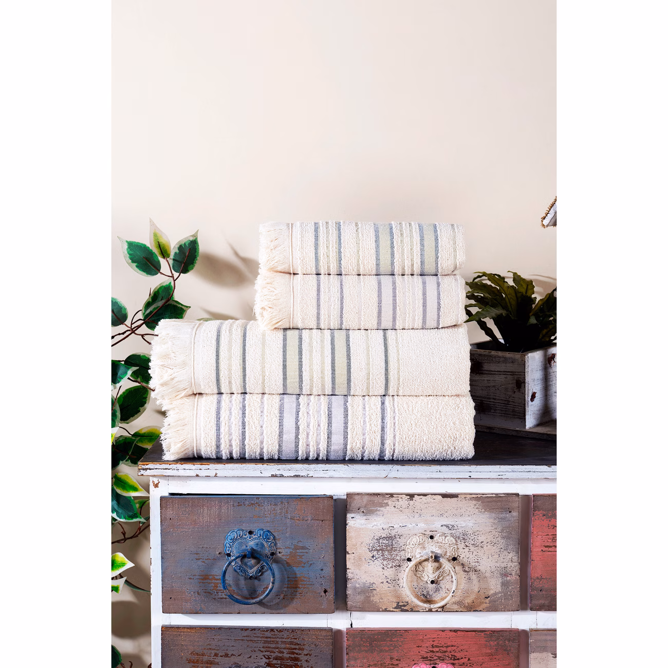 50x90 70x140 cm 4lü banyo havlu takımı, plaj havlusu, takımı Ürün detayları 0
