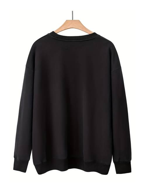 San Francisco Baskılı Bisiklet Rahat Kalıp Kadın Sweatshirt