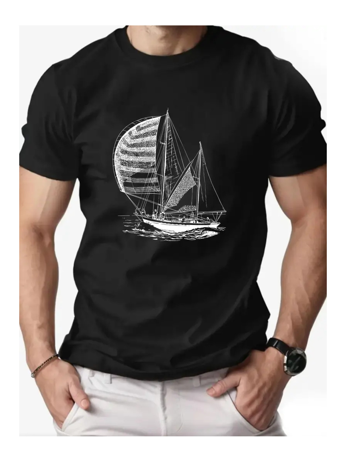 sandal özel tasarım baskılı erkek t-shirt