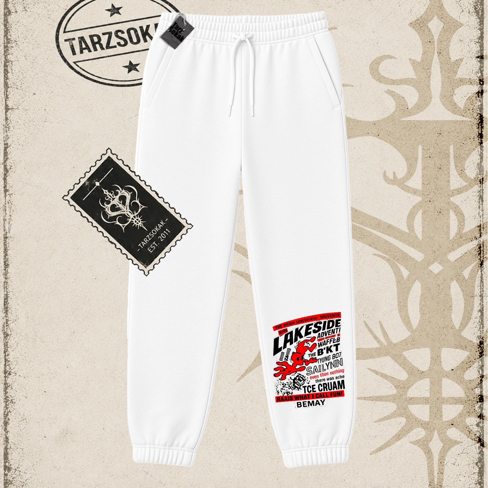 Gotik & Grunge STREETWEAR Lakeside Unisex Jogger Eşofman Altı: retailer-supplied image