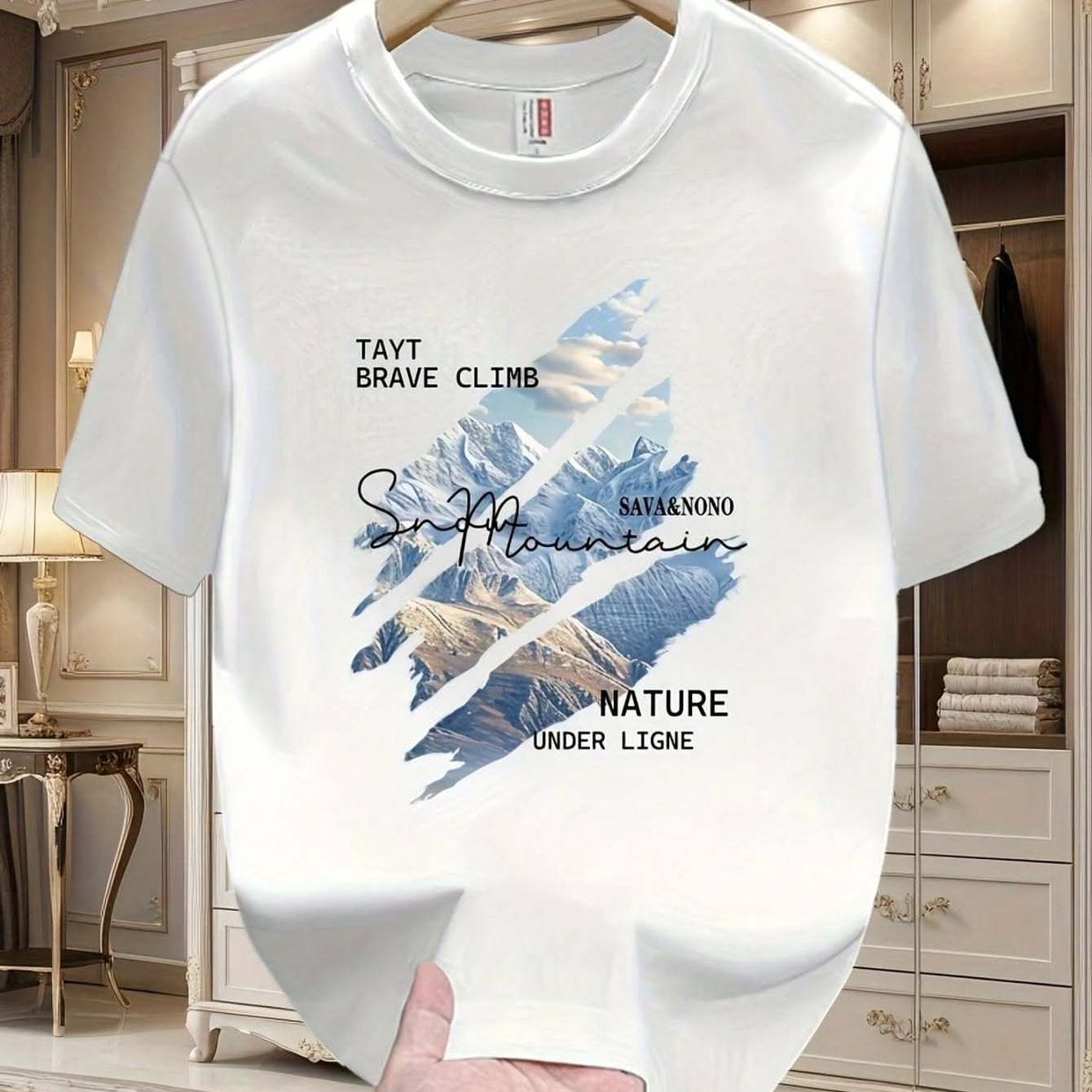 Oversize Penye Tişört %100 Pamuk – Unisex Baskılı Streetwear Yazlık Rahat Salaş T-Shirt: retailer-supplied image