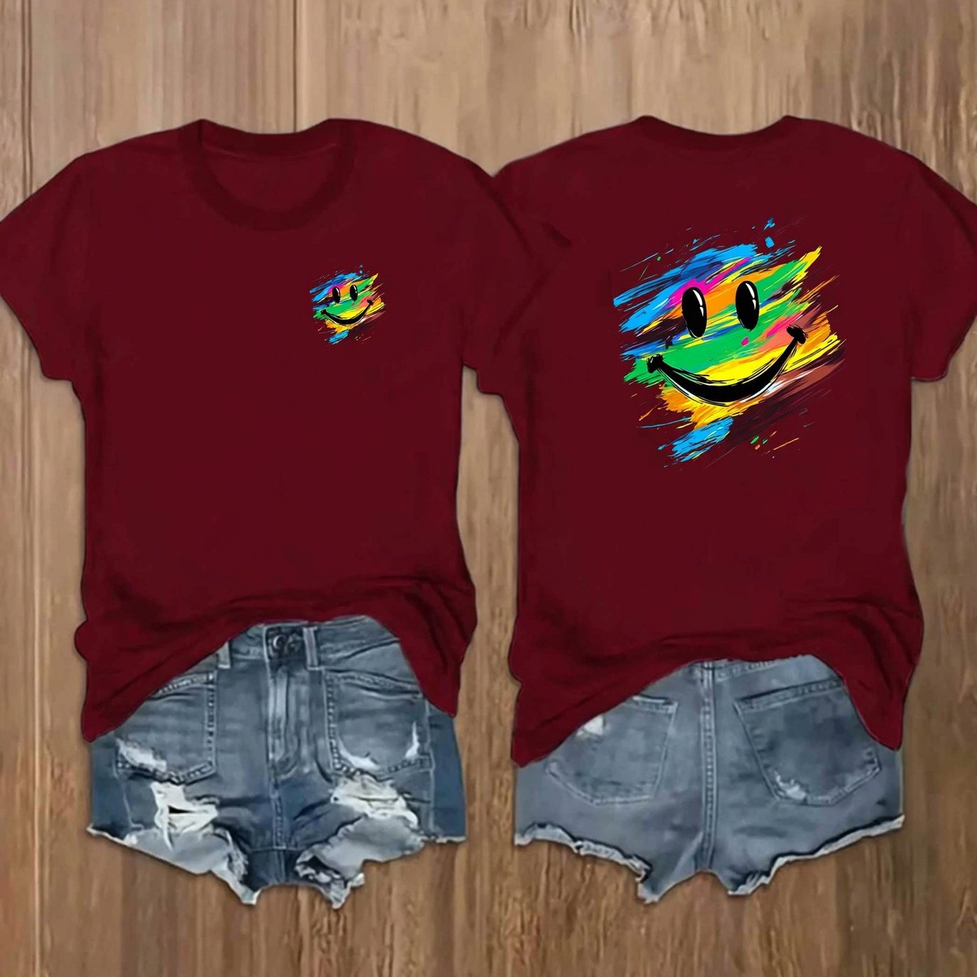 Oversize Penye Tişört %100 Pamuk – Unisex Baskılı Streetwear Yazlık Rahat Salaş T-Shirt: retailer-supplied image