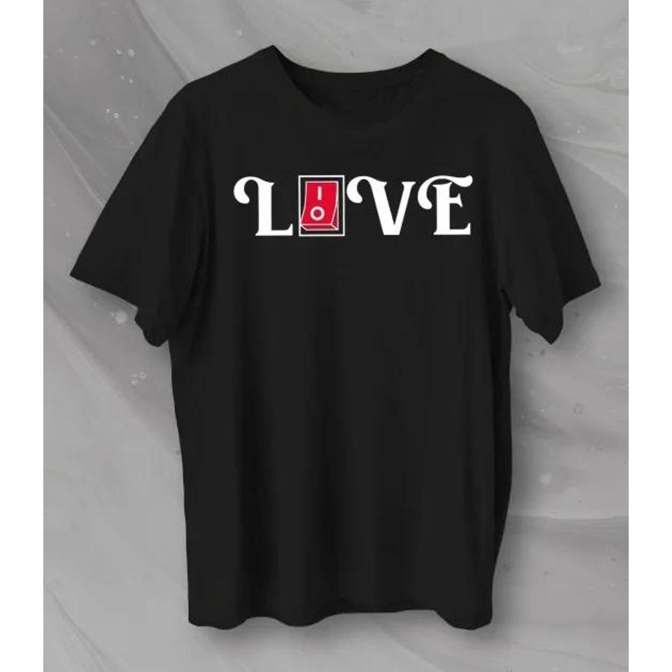 14 Şubat Sevgililer Günü Love Baskılı Oversize Bisiklet Yaka T-shirt - Siyah: retailer-supplied image